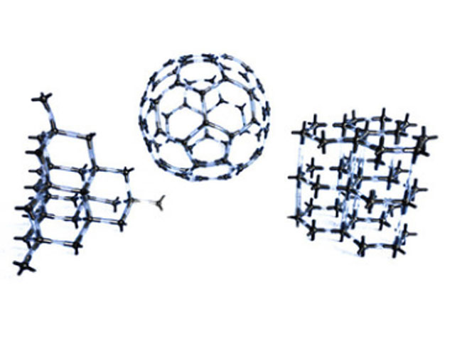 碳的同素异形体结构模型