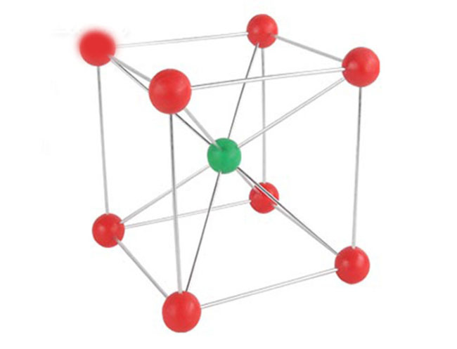 氯化铯晶体结构模型