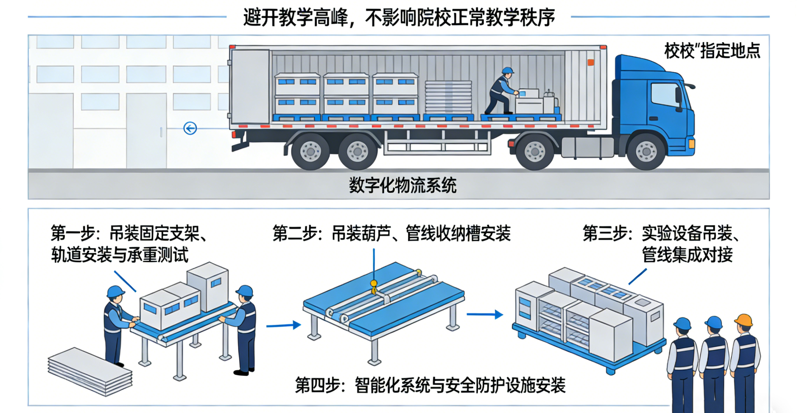 精准配送与专业安装